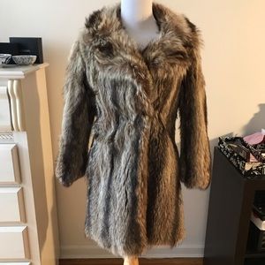 Real Fur Coat Size Small